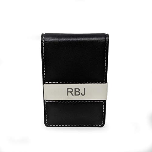 Bey-Berk Genuine leather wallet with credit card and ID slots and stainless steel money clip (Black)2