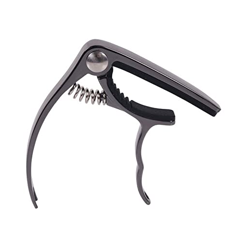 Home Guitar Capo Home Gitarre Kapodaster Metall Schnellwechsel Klemme Zinklegierung Kapodaster Für Klassik Gitarre Akustik Ukulele Mit Pinentferner 85cm (Color : Black)