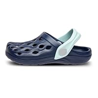 Ladeheid Kids' Clogs for Girls and Boys Lightweight Garden Shoes LA-CA-14 (Navyblue, 7,5/8 UK Child)