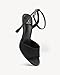 NEWBELLA Women's Lace-Up Stiletto Sandals - Fashionable Braided Summer Evening Heeled Sandals for Parties, Date Night & Formal Events, Black 10
