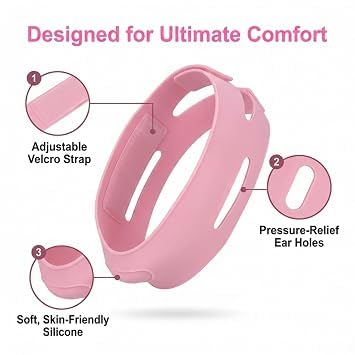 Image of V-Line Face Slimming Band for Women & Men | Face Lifting Strap | Chin Lift Belt | Jawline Support Wrap | Reusable Elastic Face Sculpting Mask | Comfortable Beauty Band for Home & Sleep Use