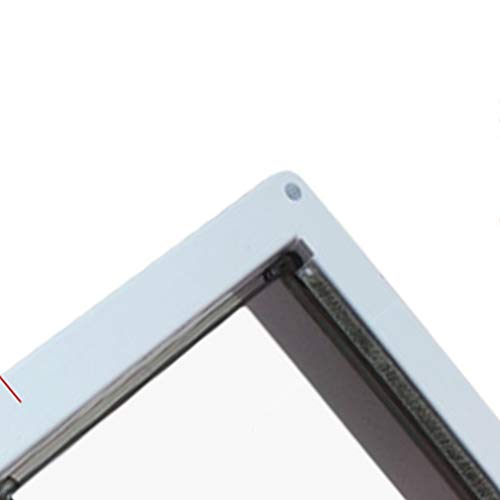 HNTKSM Huisdier deur, kattenklep afsluitbaar hond kat deur beveiligingsklep poort huisdier benodigdheden dier kat kooi deur huisdieren producten maat XL (kleur: wit, maat: X-Larege) - Image 5