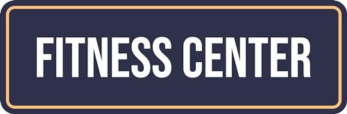 Standard Plus Fitness Center Door or Wall Sign | Hospitality
