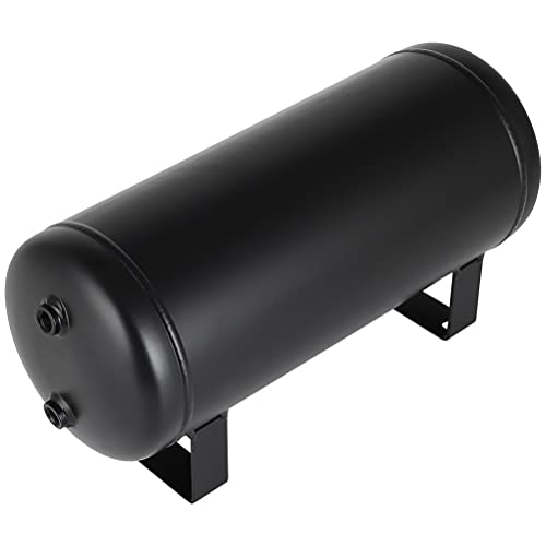 Ineedup 2 Gallon (8 Liter) 6 Ports Suspension Air Ride Bag Train Truck Horn Air Tank Car Horn Tank 200 PSI