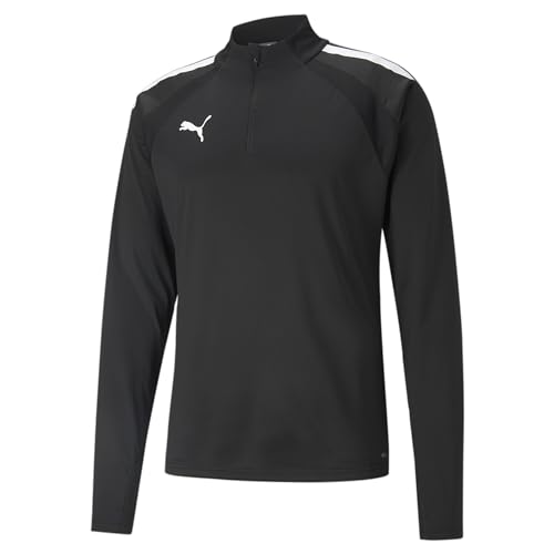 PUMA Herren Teamliga 14 Zip Top Pullover, Puma Black-puma White, XL EU