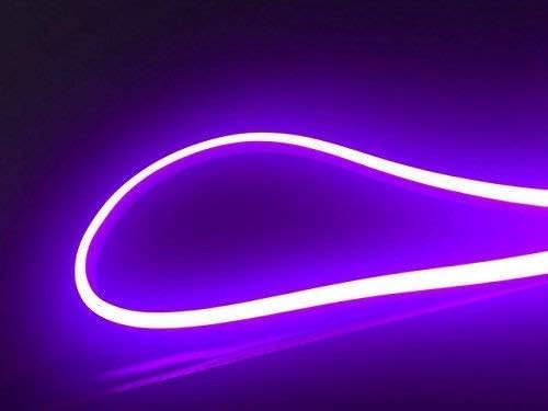 Miniatura 2 de Tira de luz LED de neón flexible violeta de 110 V, impermeable, cuerda de neón para iluminación de boda, fiesta, decoración del hogar, interior y