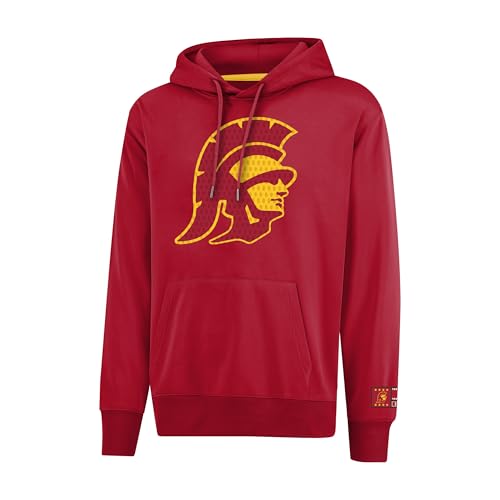 Ultra Game Mens NCAA Official Super Soft Supreme Hoodie Sweatshirt USC Trojans Team Color Medium