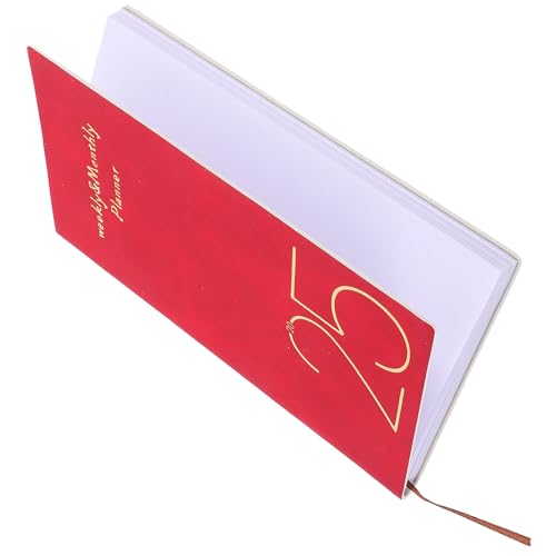 PRETYZOOM Zeitmanagement Tagesplaner Englisch Tage Kalender Buch für Tägliche Monatliche Organisation Kompakter Tragbarer Planer für Effiziente Terminverwaltung und Aufgabenpriorisierung