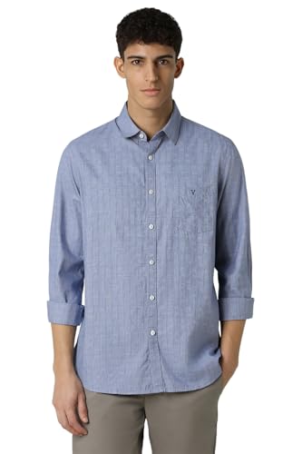 Image of Van Heusen Men's Cotton Solid Slim Fit Shirt