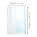 ONLYKXY 6pcs Clear Exercise Book Covers for Home Office Books Waterproof Plastic Sleeves Multiple Colors Book Case (10.4x7.4，16K)