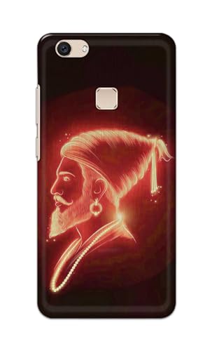 Image of PRINTFIDAA Printed Hard Back Cover Case for Vivo V7+ | Vivo V7 Plus | Vivo Z10 Back Cover (Chatrapati Shivaji Maharaj) -112