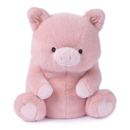 GUND Plumpkins Pig 8-Inch Premium Weighted Bottom Stuffed Animal Plush Toy
