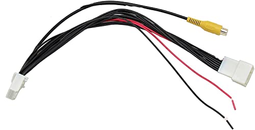 Image of YuYue Electronic Radio T-Harness Retain Factory Reverse Backup Camera or Add Rear View Camera to OEM Stereo Nav /Display Compatible with Toyota (16 Pin Camera Add-on Harness)