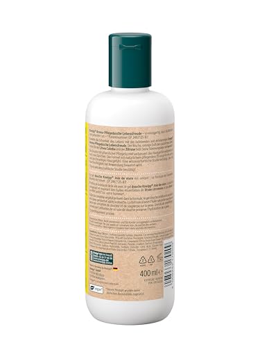 Kneipp XXL Duschgel Lebensfreude - Zitrone und Litsea Cubeba - Rezeptur ohne Mikroplastik - 400ml