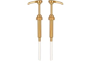 Gold Coffee Syrup Pump for Liter Bottles