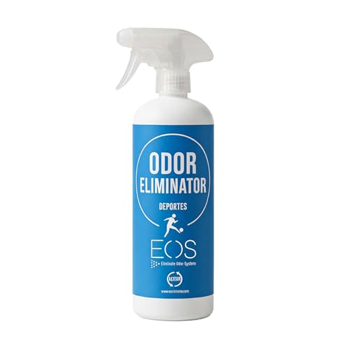 EOS Eliminador de Olores Ropa y Accesorios de Deporte 1L| Neutralizador de Olores de Sudor | Limpiador Enzimático Absorbe Olores | Alternativa Inmediata al Desinfectante Textil y Desodorante Calzado
