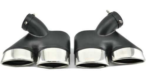 Silencieux d'échappement pour Mercedes W211 Classe E, canule chromée en acier inoxydable premium