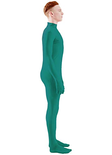 Image of Ensnovo Mens Mock Neck Full Body Unitard Spandex Zentai Suits Costumes