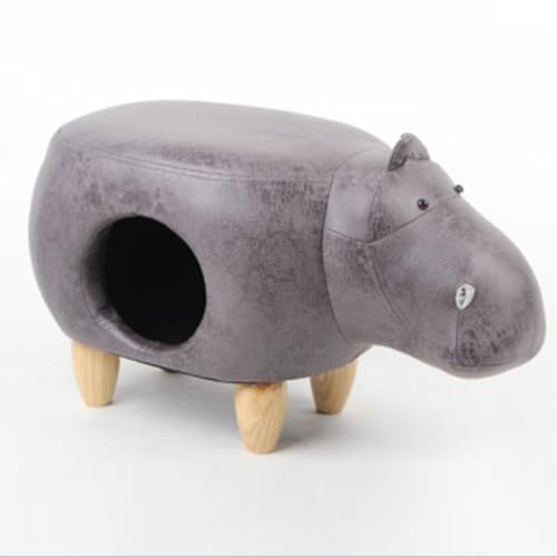 猫ベッド 猫の家ペットハウス ペットハウス 犬 ペットハウス 猫ハウス 靴替えスツール 滑り止めマット付き猫小屋履き替え用ベンチ 適用家庭玄関ペットショップ猫舎(灰色のカバ(L))