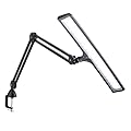 daylight Lumi Task Lamp - Professional 4000 Lux LED Desk Lamp, Adjustable, Color Accurate, Eye-Caring for Office, Home Office, Artist, and Reading - Black