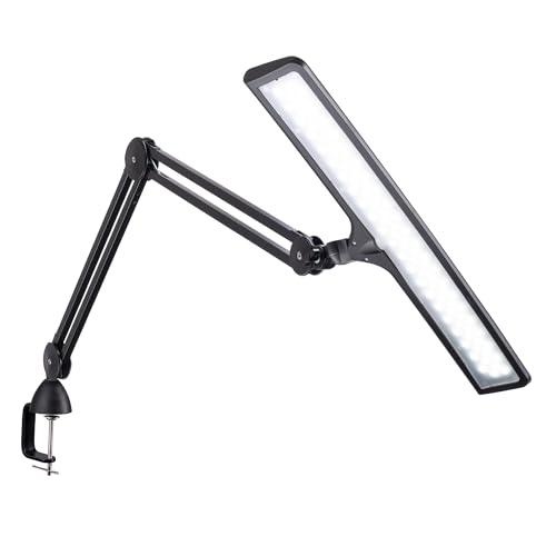 Daylight Lumi Task Lamp - Adjustable LED Desk Lamp with 3800 Lux Brightness, 6000K Daylight, and 95+ CRI for Accurate Color Rendering - Black Daylight Lumi Task Lamp - Adjustable LED Desk Lamp with 3800 Lux Brightness, 6000K Daylight, and 95+ CRI for Accurate Color Rendering - Black