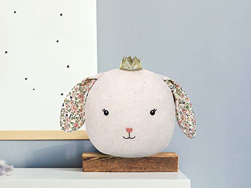Mon Ami ST1147 Faith Bunny Accent Décor Pillow 12X11", Plush Rabit Cuddle Cushion, Decorative Throw Pillow For Child’S Nursery thumb #8