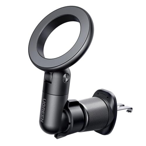 UGREEN Phone Mount for Magsafe Air Vent Car Mount Magnetic Never Block Phone Holder Strengthen Magnetic Power Compatible with iPhone 17 16 15 Pro Max 14 13 12 Pro Mini MagSafe Case