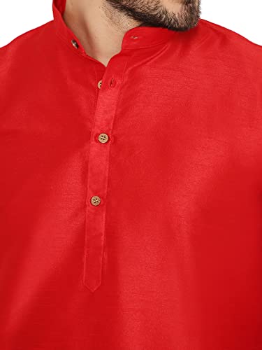 Image of Maharaja Banarasi Dupion Silk Kurta Pjama Set for Men