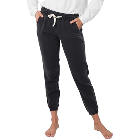 Rip Curl Misses Classic Surf, Casual Stretch Beach Pants for Women, Black, Medium Cover
