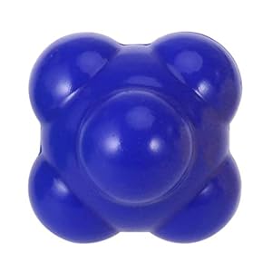 BESPORTBLE Reactie Ball Zeshoekige Verbeteren Reflex Speed Agility Hand-Eye Coördinatie Basketbal Baseball Voetbal Boksen Training en Praktijk Gear (willekeurige kleur)