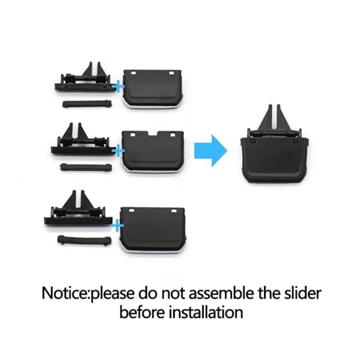 Clip pestaña para salida de aire acondicionado de VW Tiguan 17-22 y kit de ajuste 6