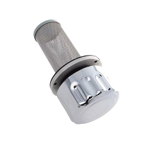 Image of Hydraulic Breather Cap with 40 Micron Strainer - 3 Hole Flange Mount,35CFM,Stainless steel Filtration Vent for Oil Tanks | Compatible with Excavator,Tractor,Automotive,Hydraulic Reservoir(Replacement)