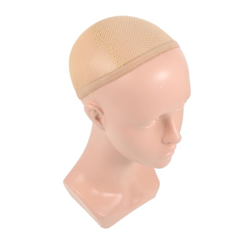 FRCOLOR Wig Mannequin Head Display Rack Wig Holder for Displaying Wigs and Hats for Styling and Showcasing Skin Tone Color