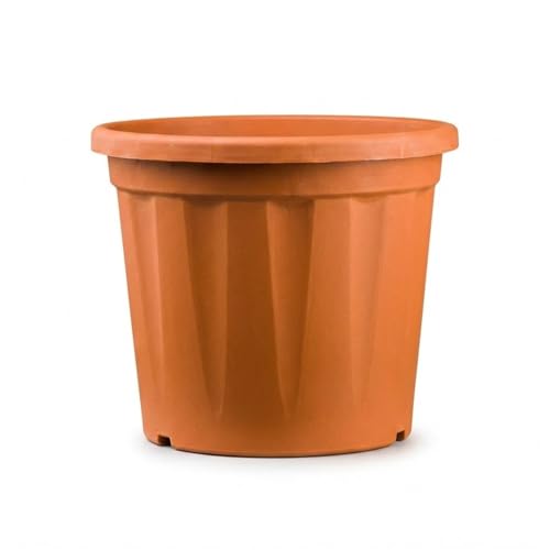 Image of 16 Inch Heavy Duty Plastic Planter | Grower Pot /Garden Pot for Home & Garden (Terracotta) (Pack of 1)