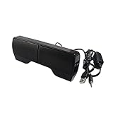 Toddmomy USB Mini Lautsprecher für PC und Laptop Kompakt mit Clip für Bildschirme bis Kraftvoller Bass Klarer Sound USB betrieben Kompatibel mit Desktop Telefon audioanschluss