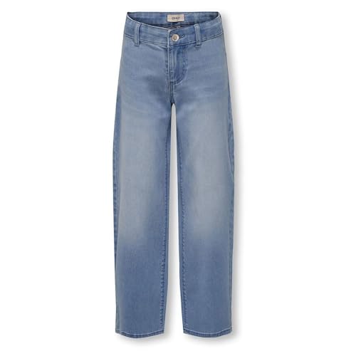 Kids ONLY Mädchen Kogsylvie Clean Wide Leg Lb DNM PIM Noos Jeanshose, Light Blue Denim, 146 EU
