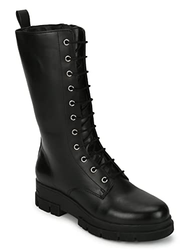 Truffle Collection Women’s ST-1189 Black PU Boots