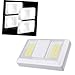 DOITOOL 4pcs Magnetic Wardrobe Lamp White Light Battery Wall Light for Home Use Easy to Install Practical Lighting Tool for Closet Hallway