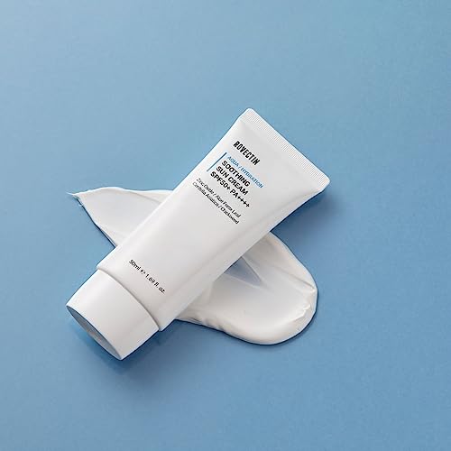 ROVECTIN-Aqua-Soothing-Sun-Cream-Korean-Physical-Sunscreen-Hydrating-UV-Protection-with-Chickweed-Sunflower-for-All-Skin-Types-Korean-Skin-Care-169-floz-50ml