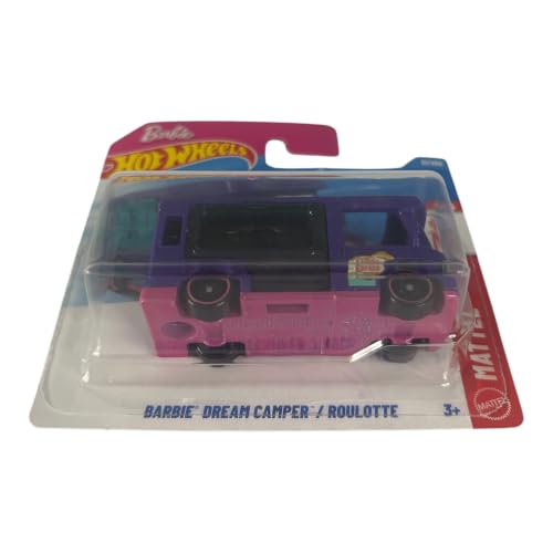 Hot Wheels Barbie Dream Camper Morado 1:64 Escala miniatura 5