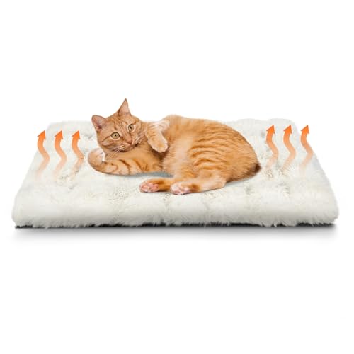 XIAPIA Cuccia per Gatti Coperta Autoriscaldante per Gatti e Cani, Coperta Addensato per Animali Domestici, Tappeto Termico per Gatto Senza Elettricità, Cuscino Autoriscaldante per Cane, Lavabile