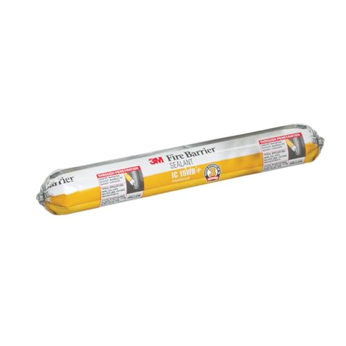 3M Fire Barrier Sealant IC 15WB+, Yellow Color, 20 fl oz Sausage Pack