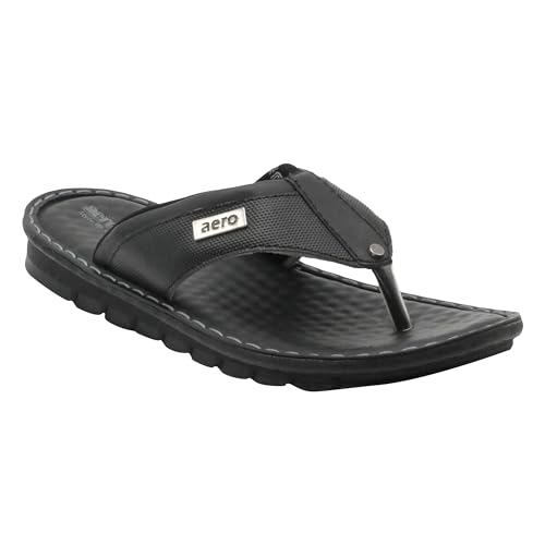 Image of AEROWALK Stylish T-Shape Fashion Slipper for Men | Comfortable | Lightweight | Anti Skid | Casual Office Footwear(SF16)