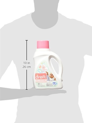 Dreft Active Baby Liquid Detergent, 50.0 Ounce (Pack of 2)