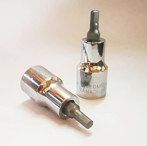 Image of 1 /2 inch Drive Allen Hex Bit Socket, Heavy Duty, Chrome Vanadium Steel, Anti-Slip & Anti-Corrosion, Locking Mechanism, 5.5 cm, Autofit