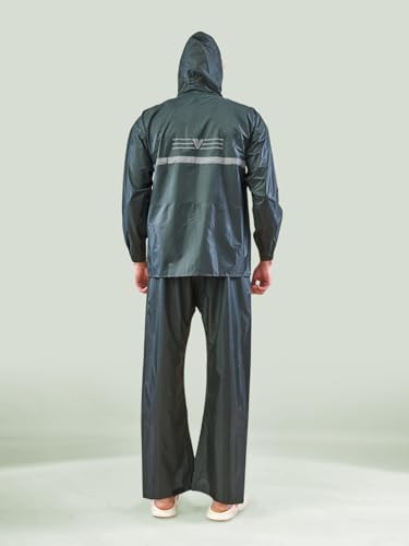 Image of LUX VENUS Reflecting Design Tapping Rain Suit for Men