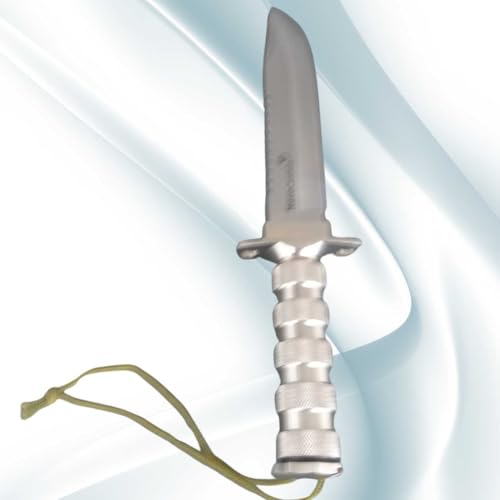 Faca Tática Esportiva Pescador, Robusta, Com Bainha e Compartimento Seceto com Búsola e Kit Sobreviv