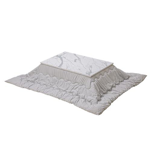 大理石調 こたつ布団セット 長方形 120×80cm EK-SMK120