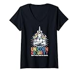 Photo Gallery donna unicorn security don t mess with my sister maglietta con collo a v Photo Gallery donna unicorn security don t mess with my sister maglietta con collo a v