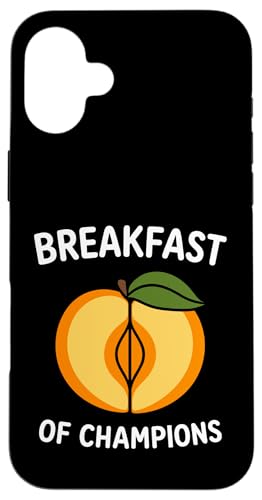 Moorning Funny adult sport quote Breakfast of Champions �X�}�z�P�[�X iPhone 16 Plus �p